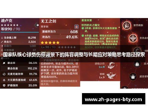 国家队核心球员伤停背景下的阵容调整与长期应对策略思考路径探索